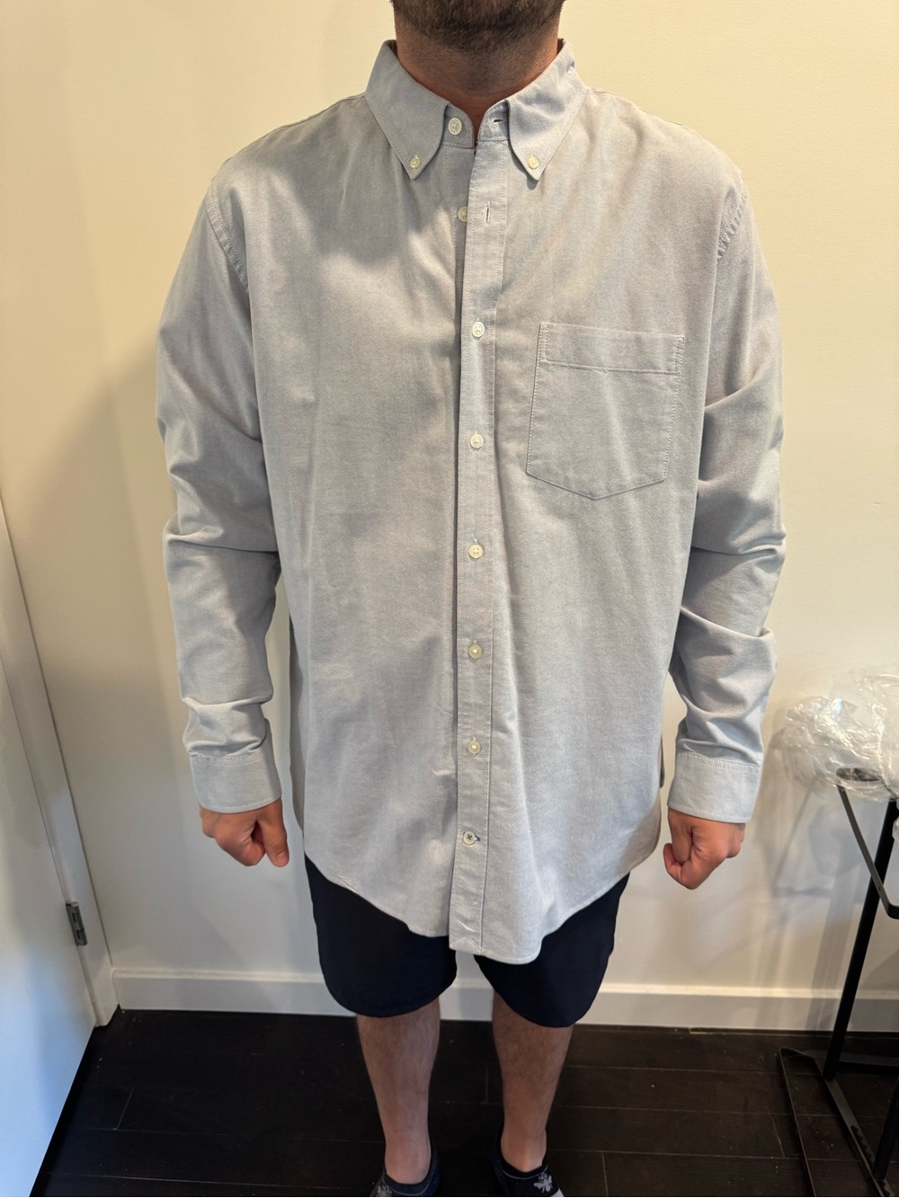 GAP Light Blue Button-Down Oxford Shirt